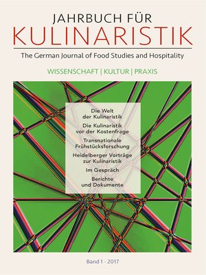 cover image of Jahrbuch für Kulinaristik, Bd 1, 2017